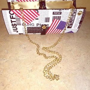 NEW 🇺🇸 American Flag Clutch Purse With Chain